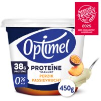 Een afbeelding van Optimel Proteïne yoghurt perzik passievrucht