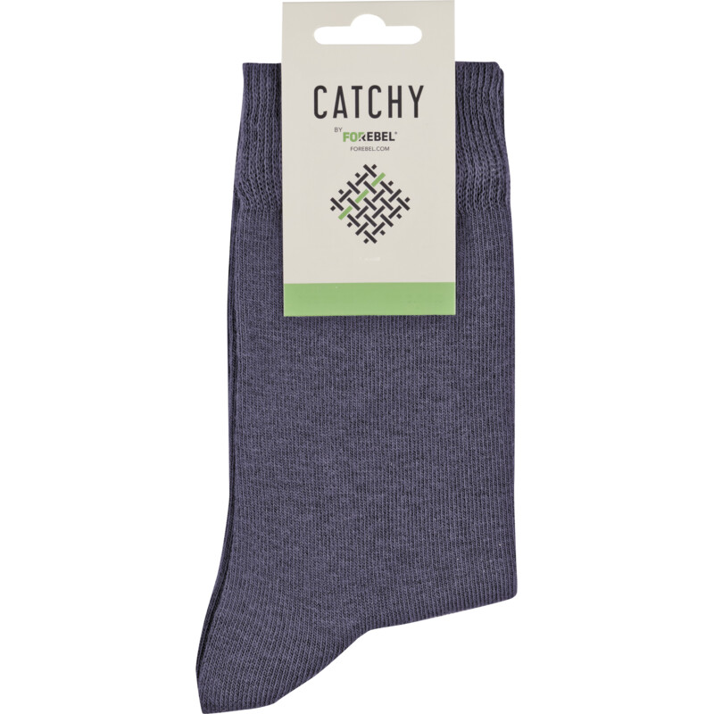 Een afbeelding van Catchy Crew sokken donkergrijs maat 36-40