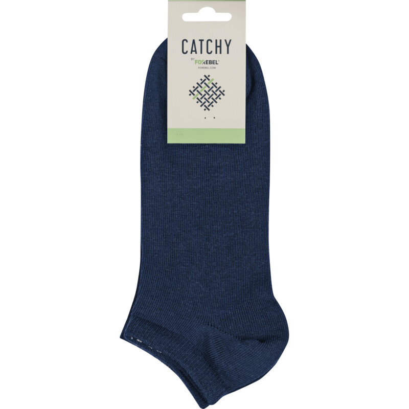 Een afbeelding van Catchy Sneaker sokken donkerblauw maat 41-46