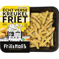 Een afbeelding van Friethoes Echt verse kreukel friet