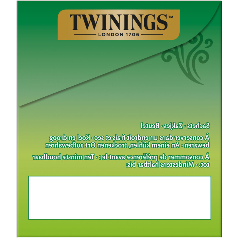 Een afbeelding van Twinings Green tea lemon