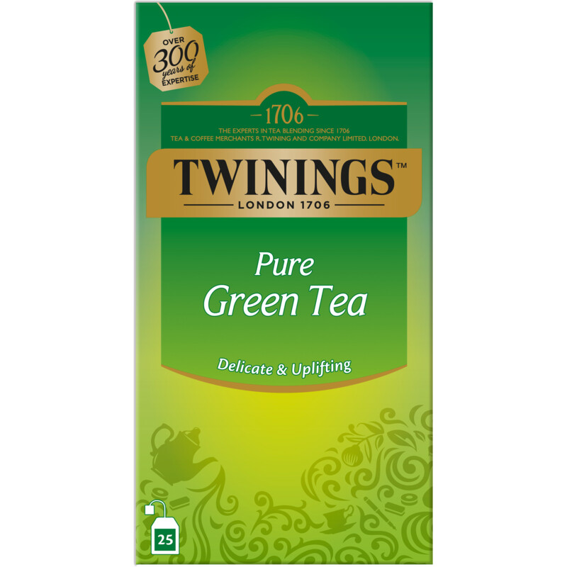 Een afbeelding van Twinings Green tea pure
