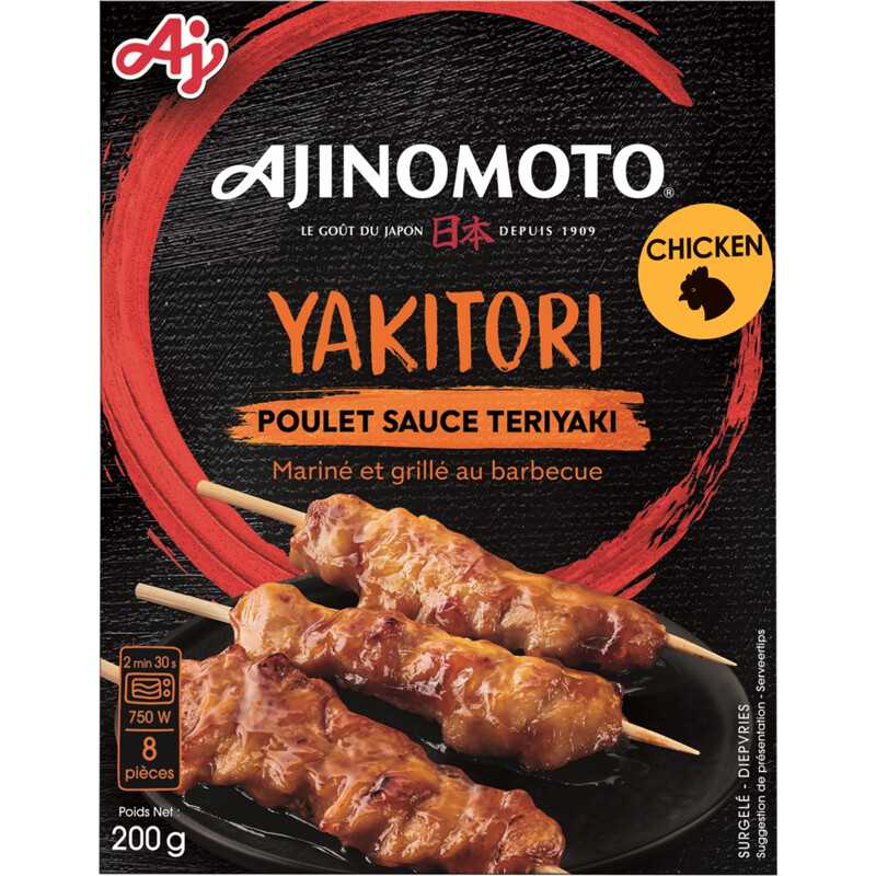 Een afbeelding van Ajinomoto Yakitori poulet sauce teriyaki