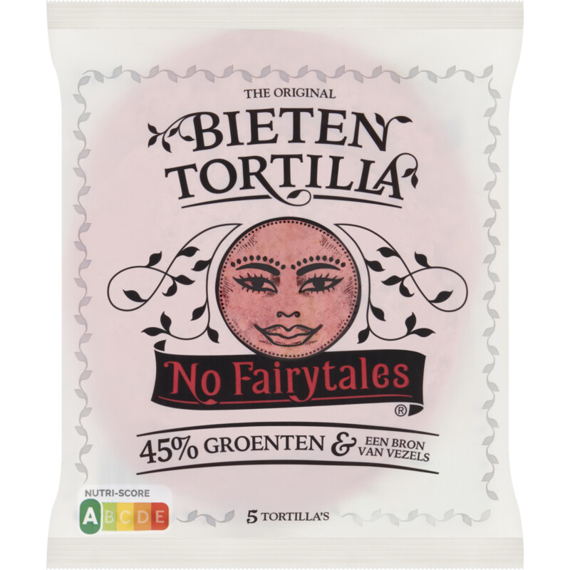Een afbeelding van No Fairytales Bieten tortilla wraps
