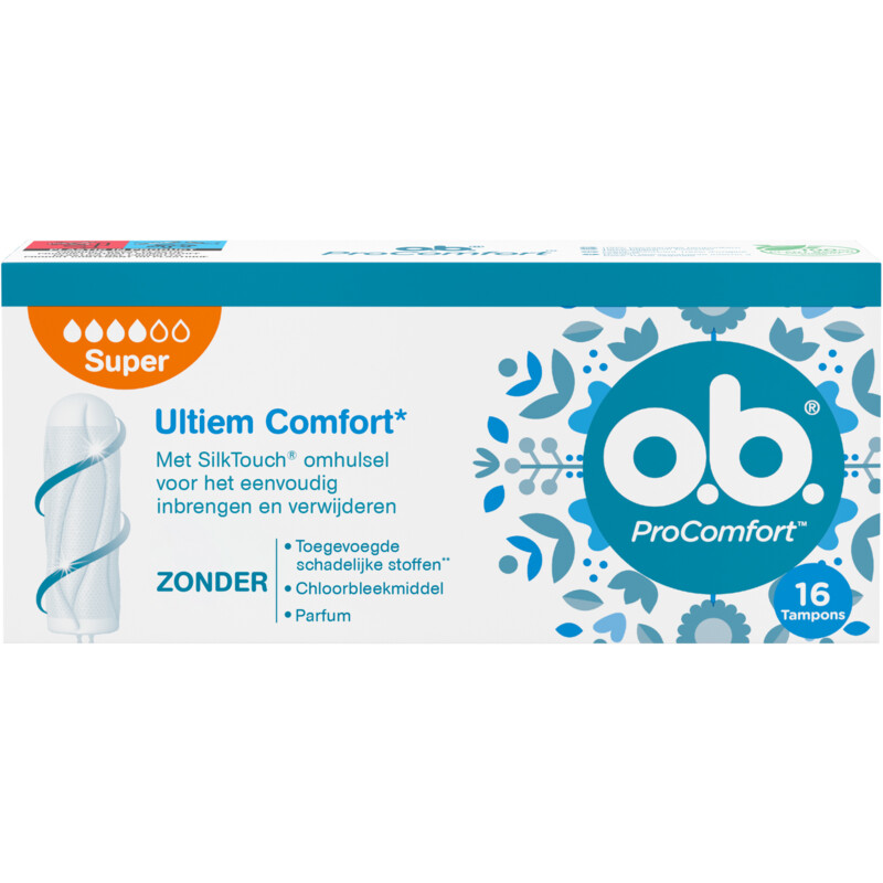 Een afbeelding van o.b. ProComfort tampons super