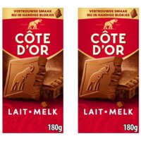 Een afbeelding van Côte d'Or Melkchocolade 2-pack