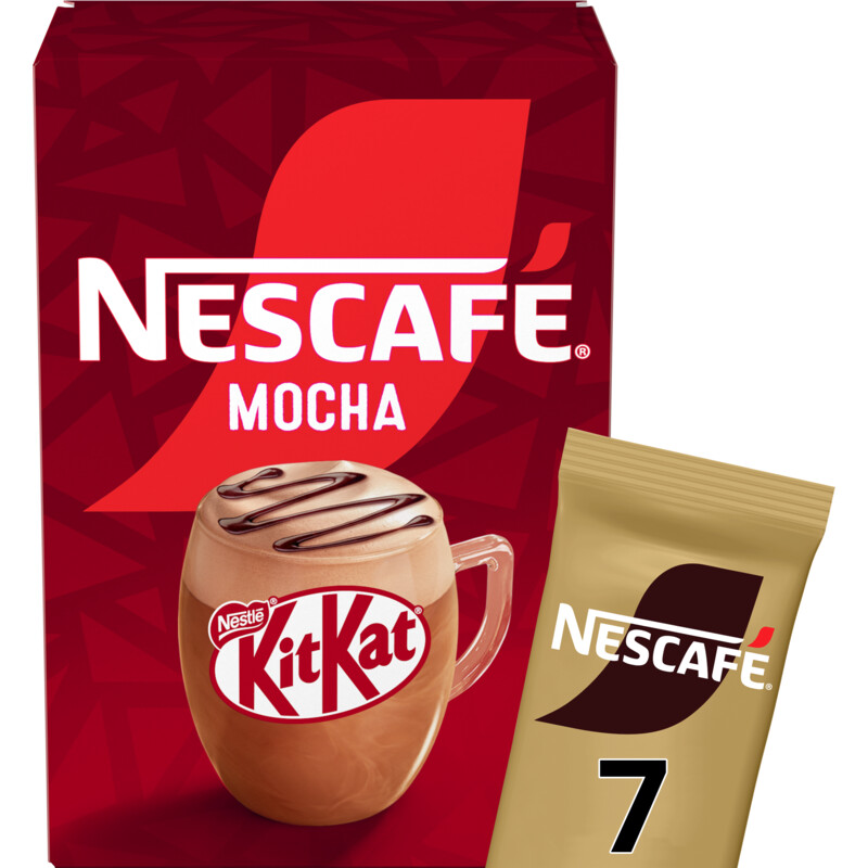 Een afbeelding van Nescafé Mocha kitkat oploskoffie