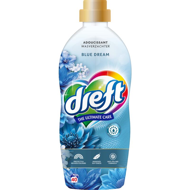 Een afbeelding van Dreft Wasverzachter blue dream bel