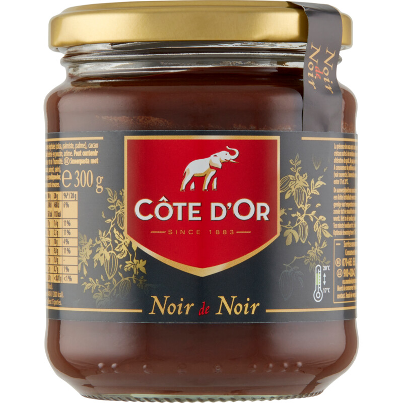 Een afbeelding van Côte d'Or Spread noir de noir