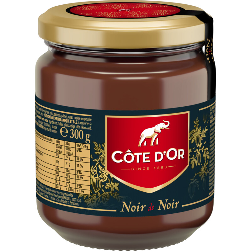 Een afbeelding van Côte d'Or Spread noir de noir