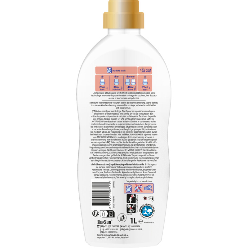 Een afbeelding van Dreft Wasverzachter white blossoms bel