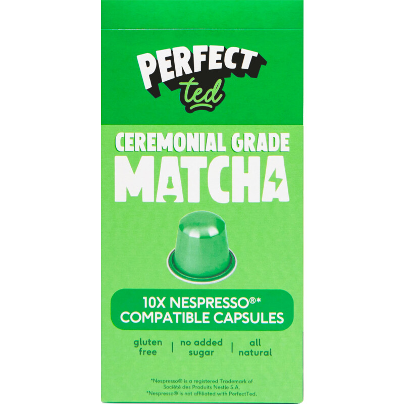 Een afbeelding van Perfect Ted Ceremonial grade matcha capsules