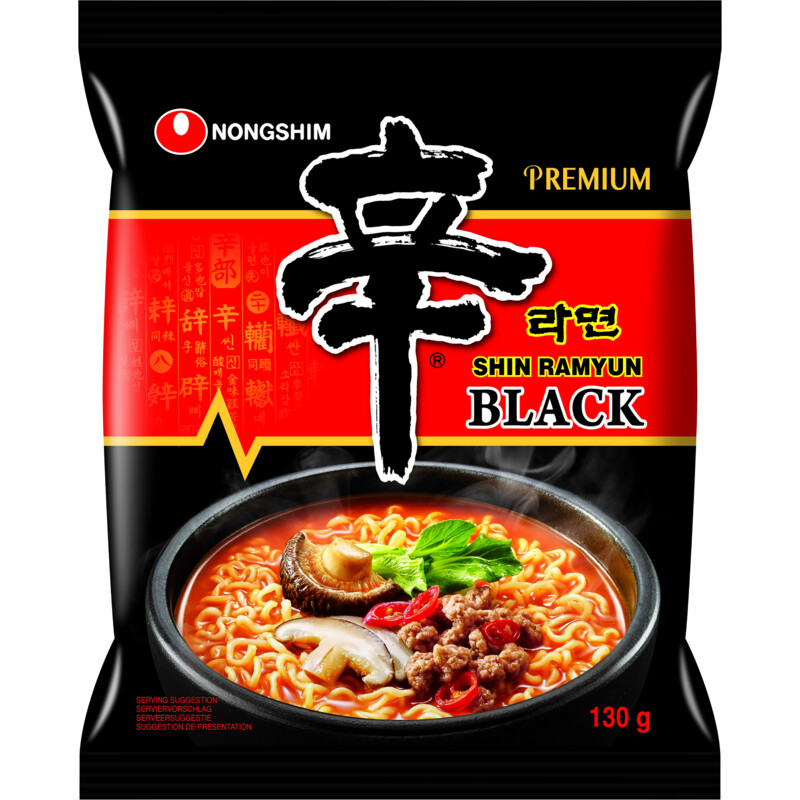 Een afbeelding van Nongshim Shin ramyun black