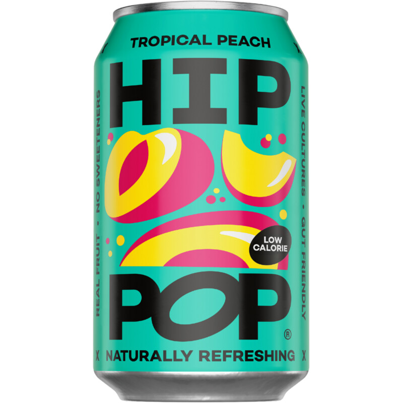 Een afbeelding van Hip Pop Living soda tropical peach