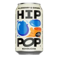 Hip Pop Kombucha blueberry & ginger