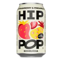 Hip Pop Kombucha strawberry & pineapple