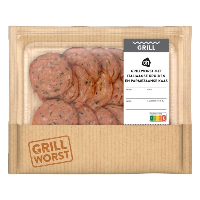Grillworst met Italiaanse kruiden kaas