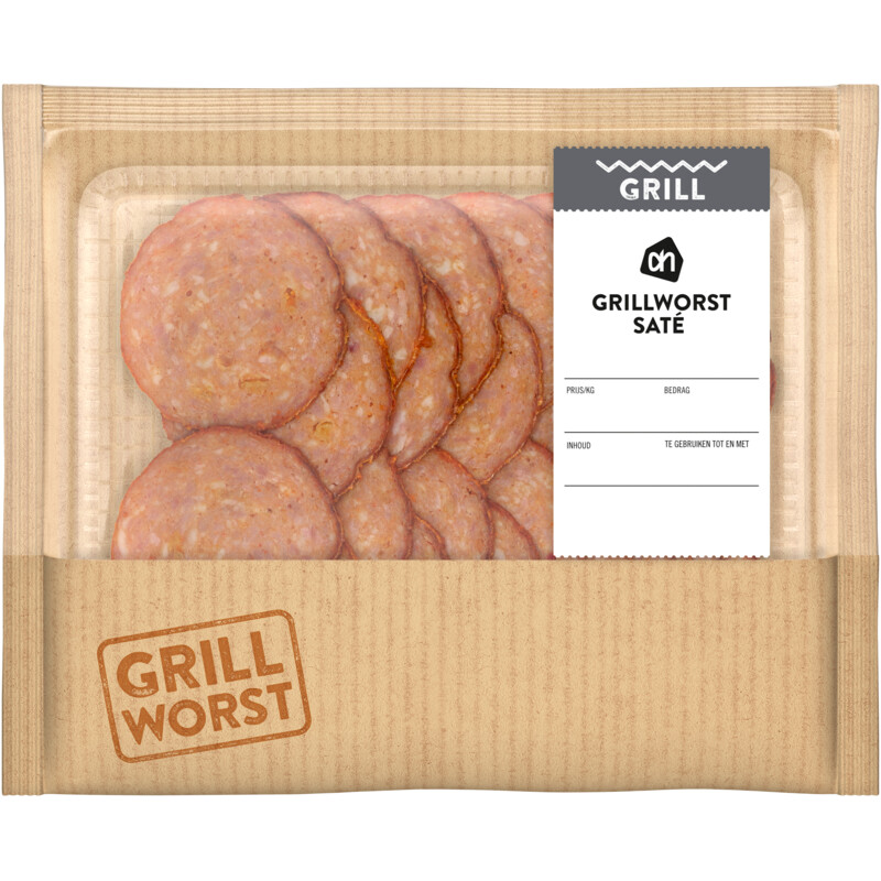 Een afbeelding van AH Grillworst saté