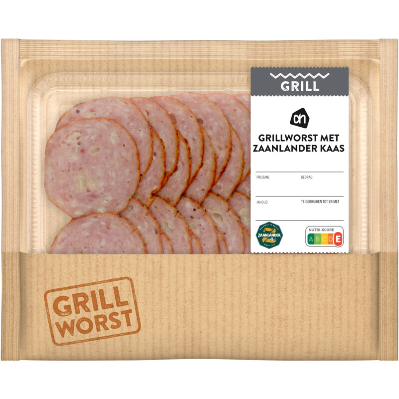 Een afbeelding van AH Grillworst met zaanlanderkaas