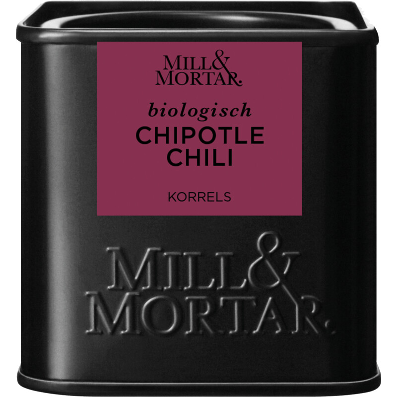 Een afbeelding van Mill & Mortar Chipotle chili korrels