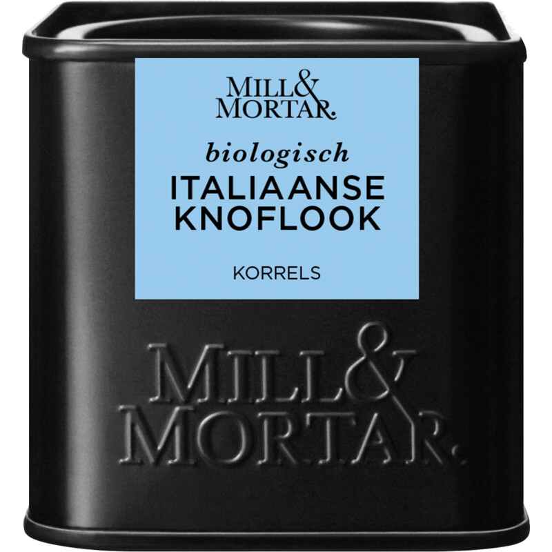 Een afbeelding van Mill & Mortar Italiaanse knoflook korrels