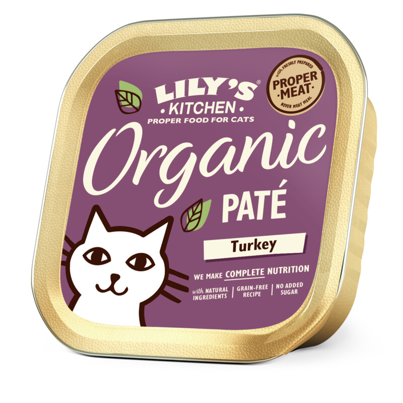 Een afbeelding van Lily's Kitchen Organic paté met kalkoen