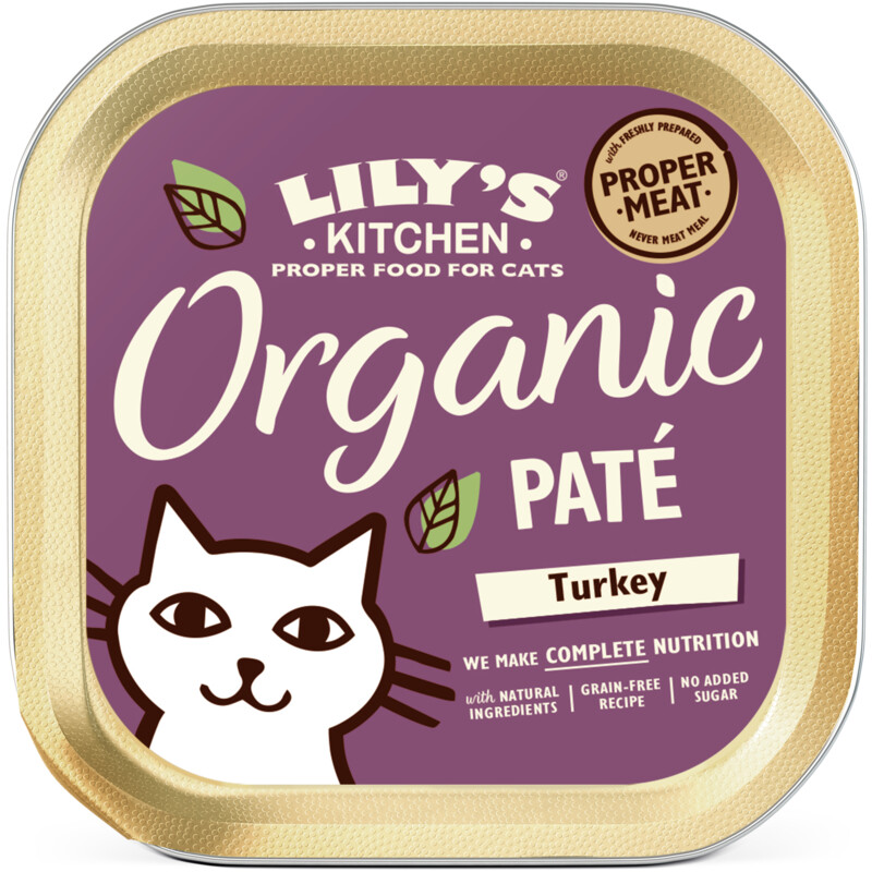 Een afbeelding van Lily's Kitchen Organic paté met kalkoen
