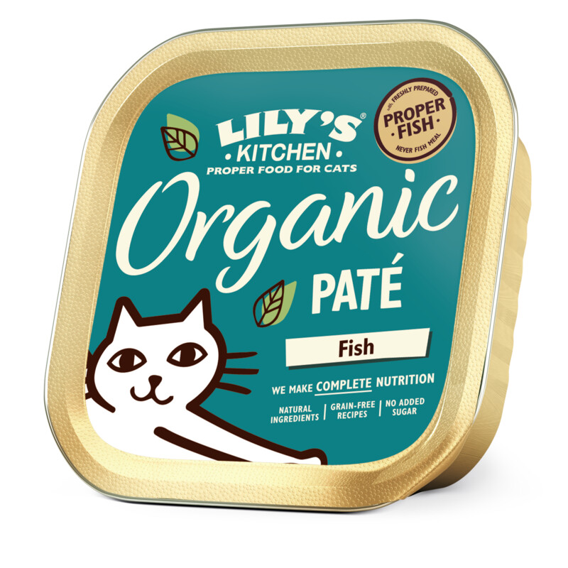 Een afbeelding van Lily's Kitchen Organic paté met vis