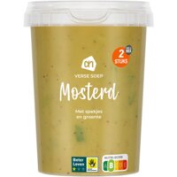 Een afbeelding van AH Verse soep mosterd