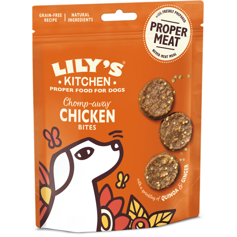Een afbeelding van Lily's Kitchen Bites met kip