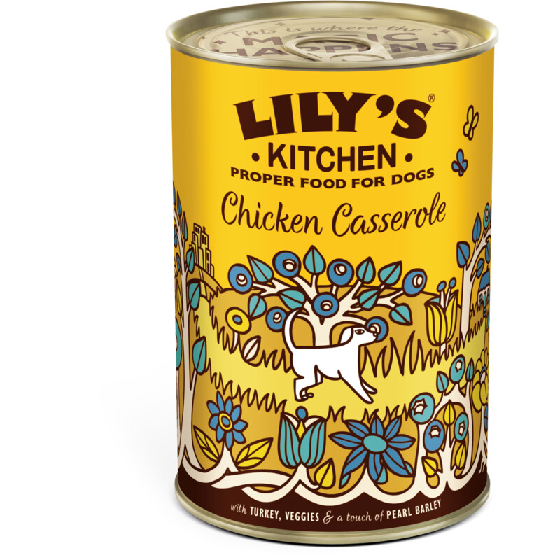 Een afbeelding van Lily's Kitchen Kip en kalkoen casserole