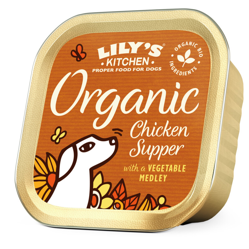 Een afbeelding van Lily's Kitchen Organic supper met kip
