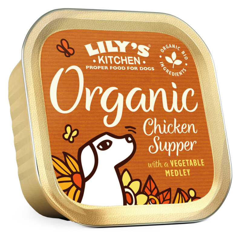 Een afbeelding van Lily's Kitchen Organic supper met kip