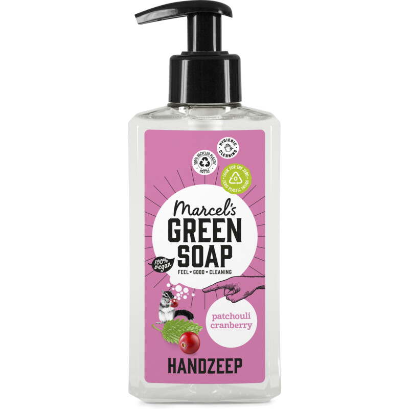 Een afbeelding van Marcel's Green Soap Handsoap Patchouli & Cranberry