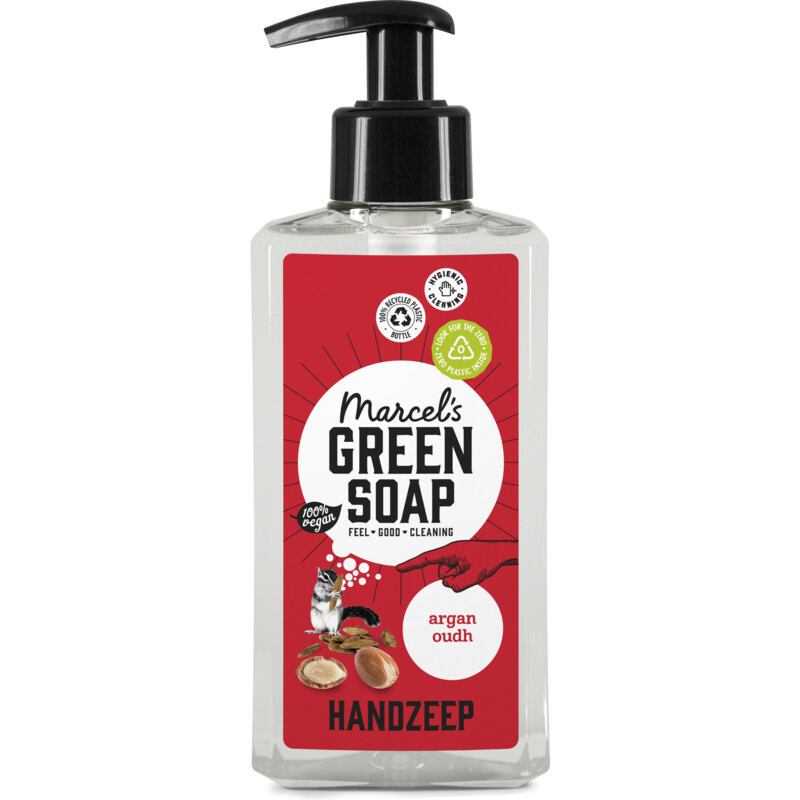 Een afbeelding van Marcel's Green Soap Handzeep argan & oudh