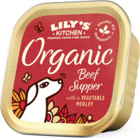 Een afbeelding van Lily's Kitchen Organic supper met rund