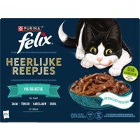 Een afbeelding van Felix Heerlijke reepjes vis selectie in saus