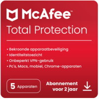 Een afbeelding van Mcafee total protection 1 app 1 jaar
