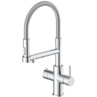HOWAT 3-1 kokend water kraan flexibel chroom