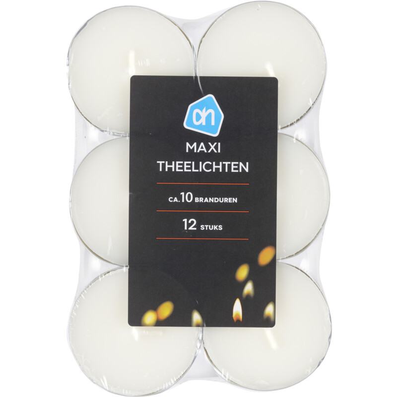 Een afbeelding van AH Maxi theelichten