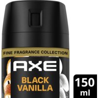 Een afbeelding van Axe Black vanilla deodorant bodyspray