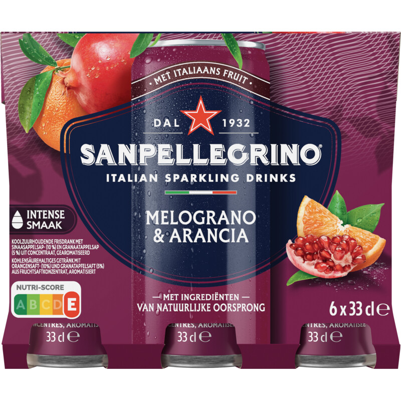 Een afbeelding van S. Pellegrino Melograno & arancia 6-pack