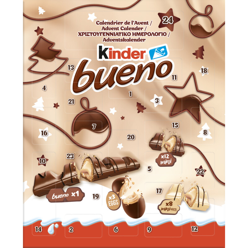 Een afbeelding van Kinder Kalender bueno mini