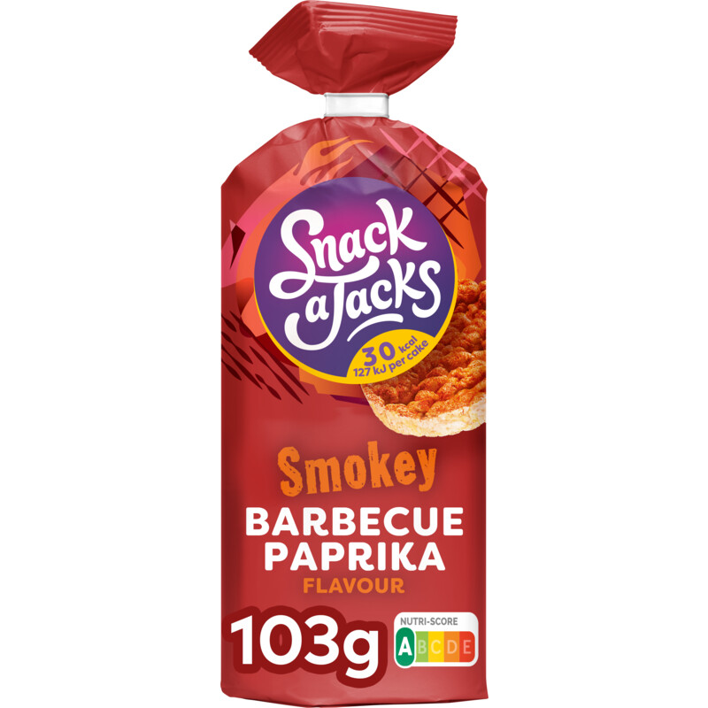 Een afbeelding van Snack a Jacks Smokey barbecue paprika