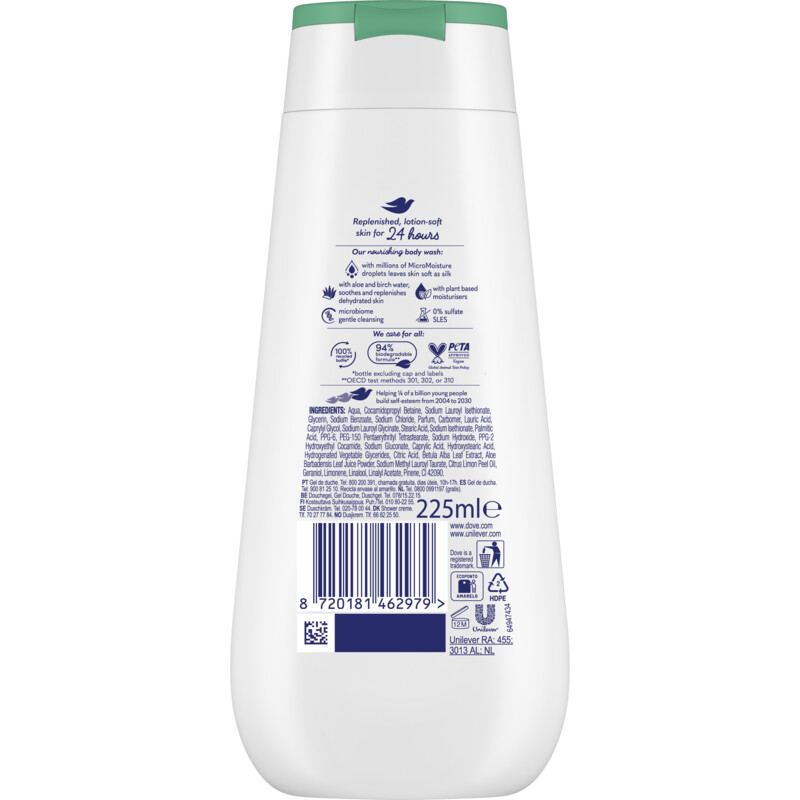 Een afbeelding van Dove Hydrating care douchegel