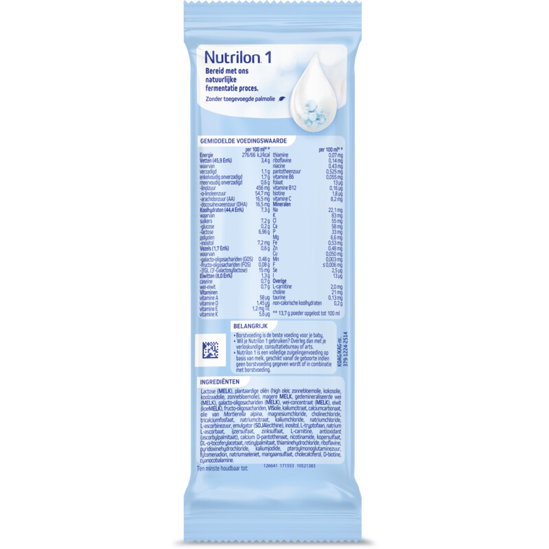 Een afbeelding van Nutrilon 1 volledige zuigelingenvoeding 0-6m