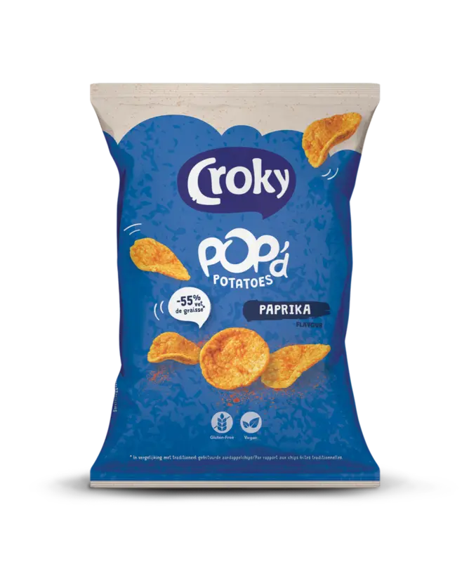 Pop'd Potatoes Paprika Flavour