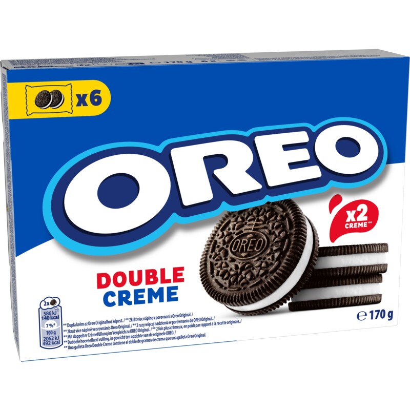Een afbeelding van Oreo Cookies double creme