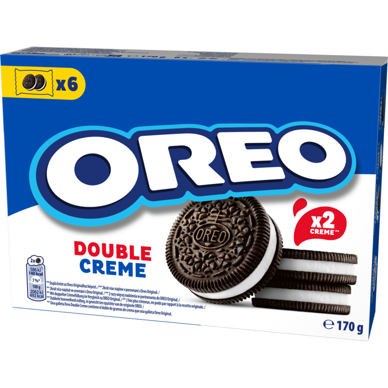 Een afbeelding van Oreo Cookies double creme