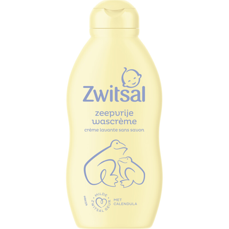 Een afbeelding van Zwitsal Baby zeepvrije wascrème